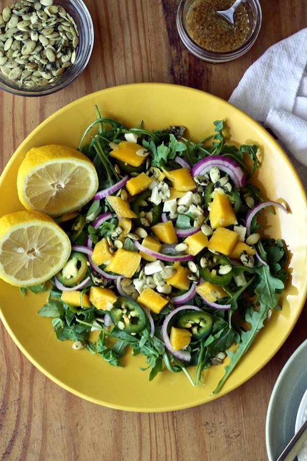 Aloe and Mango Caprese