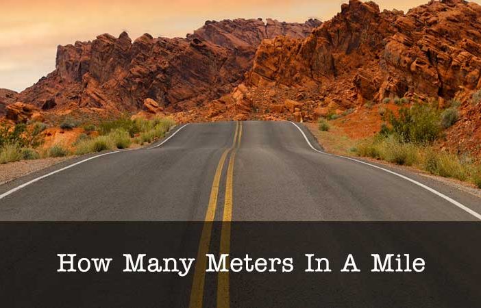 how many meters in a mile