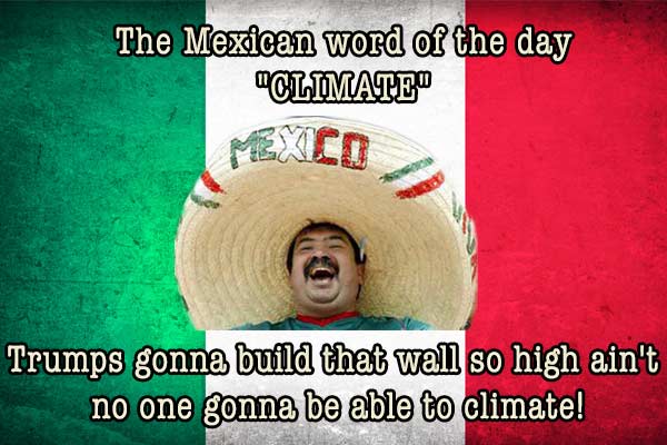 mexican word of the day climate