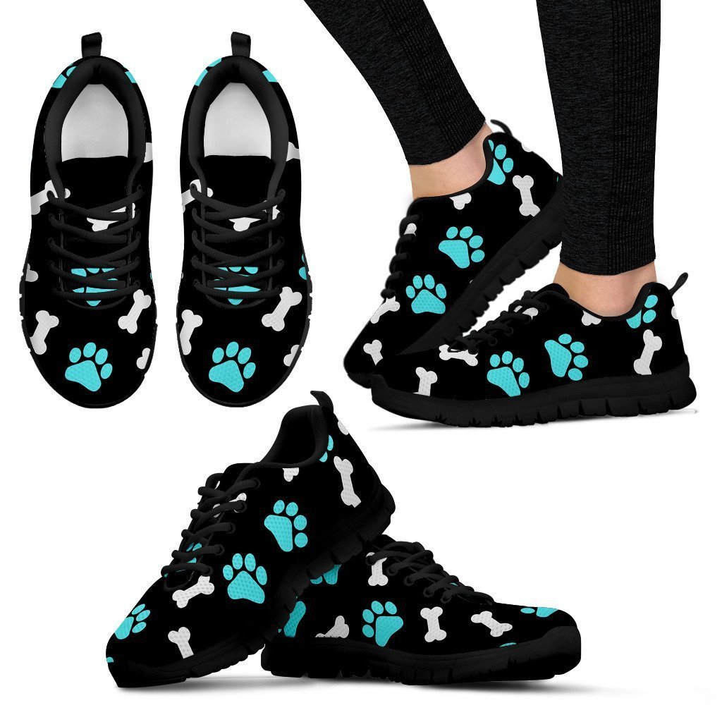 Paw-print sneakers